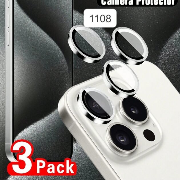 حامي كاميرا 3 قطع 15 Pro max
